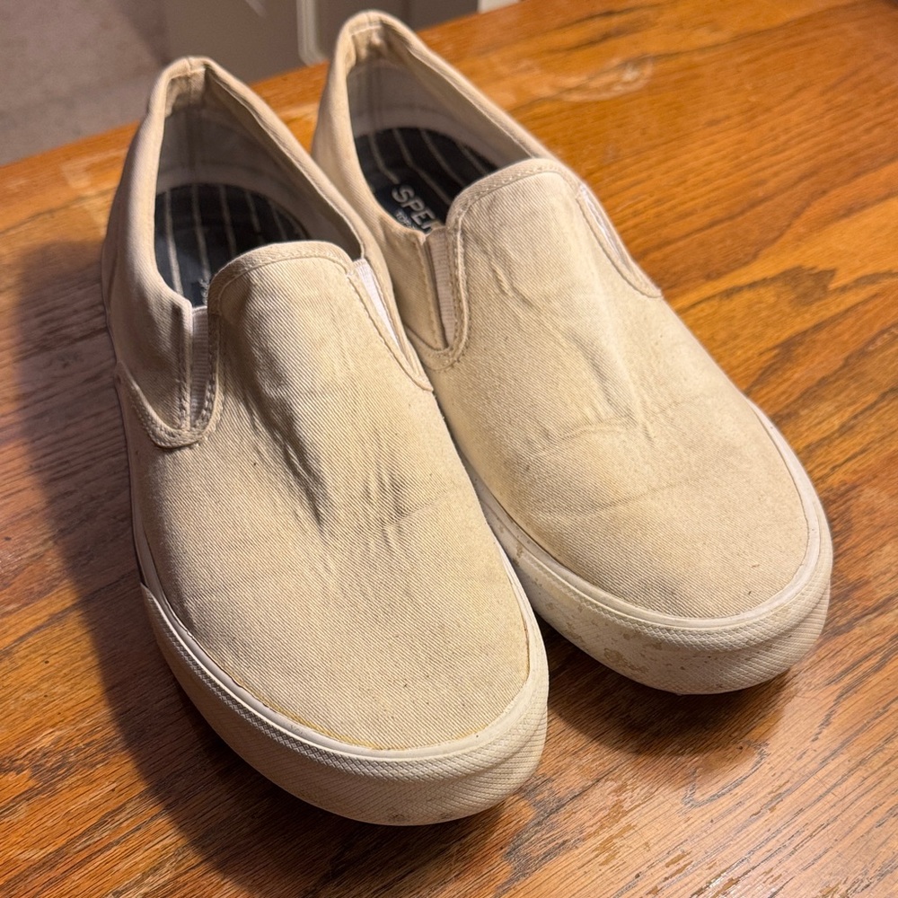 Sperry Men's Tan Slip-On Loafers